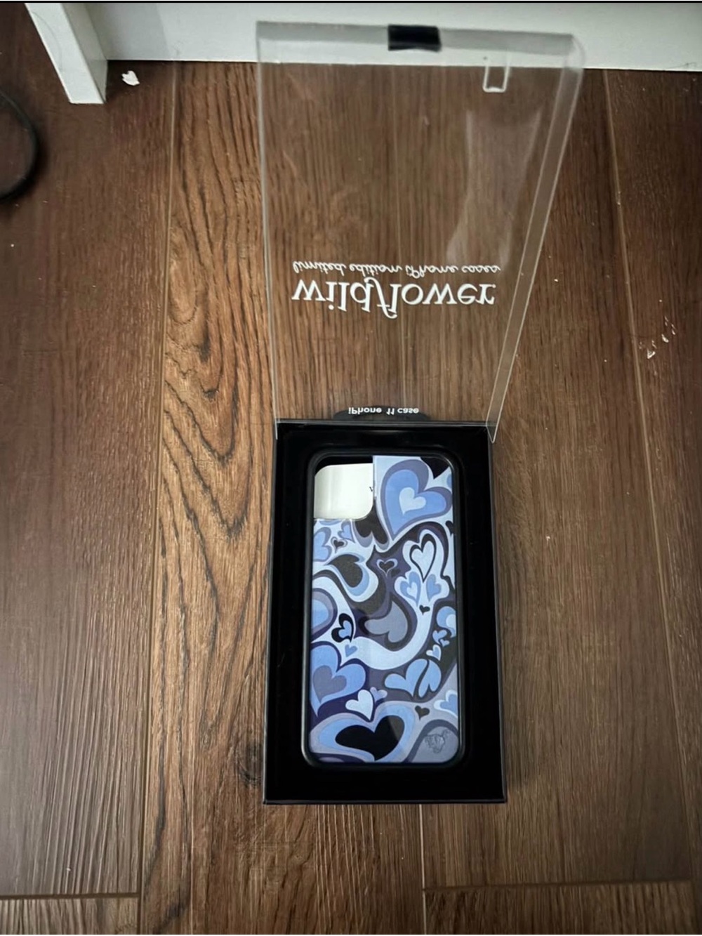 Blue Heart Pattern iPhone 11 Case